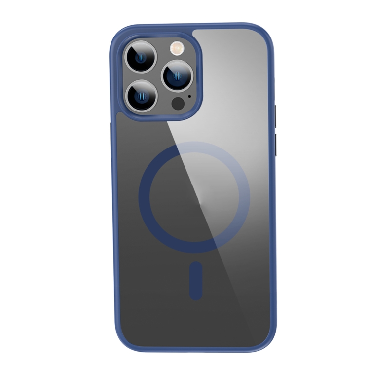 For iPhone 14 Pro Crystal Clear Series Magsafe Magnetic Phone Case(Royal Blue)
For iPhone 14 Pro Crystal Clear Series Magsafe Magnetic Phone Case(Royal Blue)