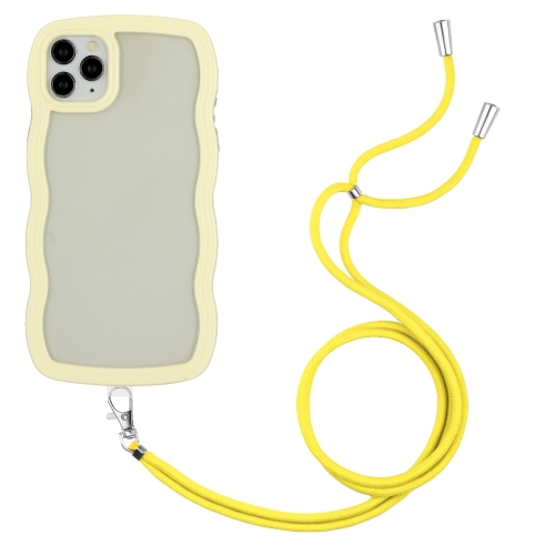 Lanyard Candy Color Wave TPU Clear PC Phone Case For iPhone 11 Pro Max(Yellow)
Lanyard Candy Color Wave TPU Clear PC Phone Case For iPhone 11 Pro Max(Yellow)