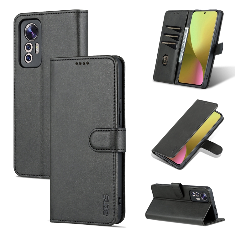 For Xiaomi 12 Lite AZNS Skin Feel Calf Texture Flip Leather Phone Case(Black)
For Xiaomi 12 Lite AZNS Skin Feel Calf Texture Flip Leather Phone Case(Black)