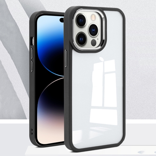 For iPhone 14 Pro Max Charming Pupil II Transparent PC + TPU Phone Case (Black)
For iPhone 14 Pro Max Charming Pupil II Transparent PC + TPU Phone Case (Black)