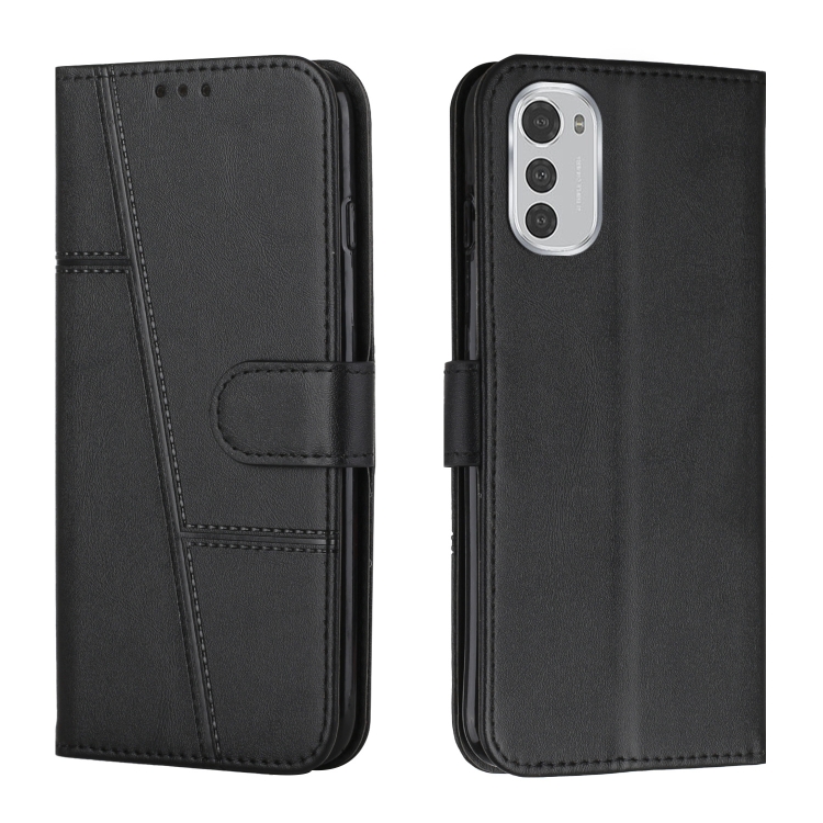 For Motorola Moto E32 4G / E32s Stitching Calf Texture Buckle Leather Phone Case(Black)
For Motorola Moto E32 4G / E32s Stitching Calf Texture Buckle Leather Phone Case(Black)