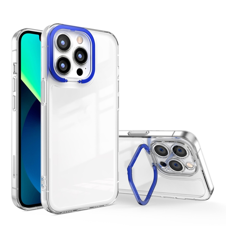 For iPhone 14 Plus Transparent Invisible Bracket Shockproof Phone Case (Royal Blue)
For iPhone 14 Plus Transparent Invisible Bracket Shockproof Phone Case (Royal Blue)