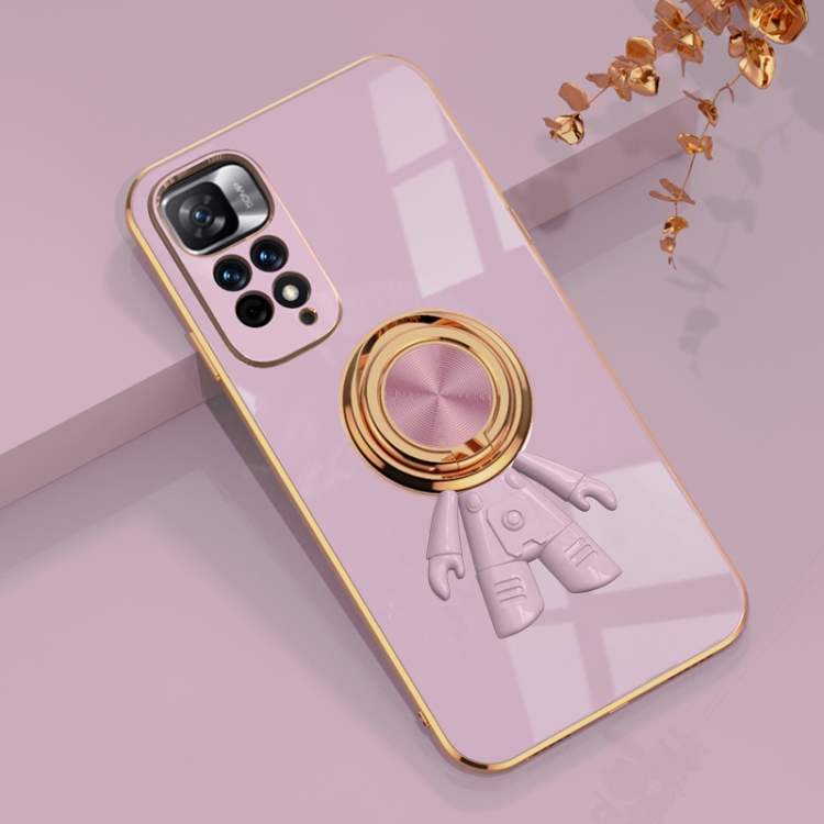 For Xiaomi Redmi Note 11 4G 6D Plating Astronaut Ring Kickstand Phone Case(Light Purple)
For Xiaomi Redmi Note 11 4G 6D Plating Astronaut Ring Kickstand Phone Case(Light Purple)