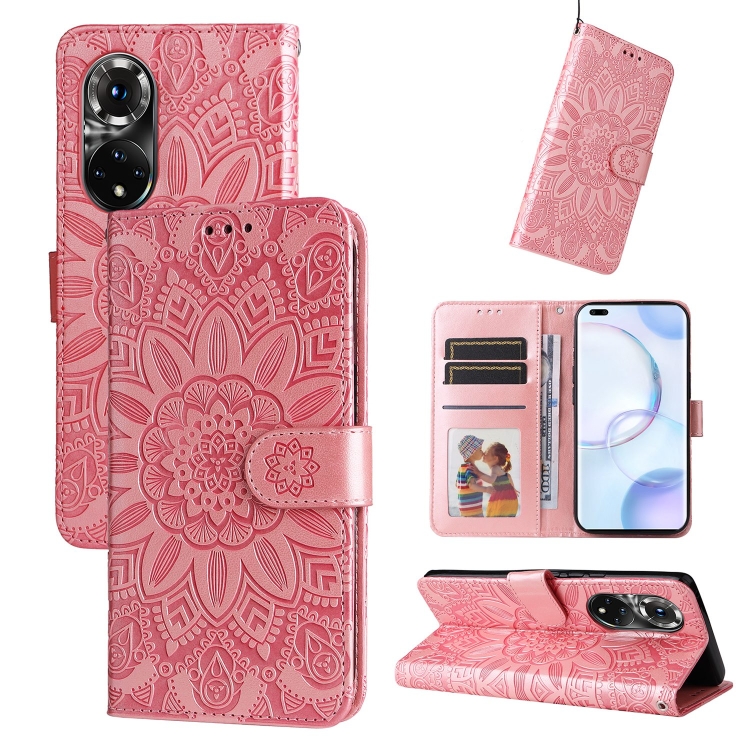For Honor 50 Pro / Huawei nova 9 Pro Embossed Sunflower Leather Phone Case(Rose Gold)
For Honor 50 Pro / Huawei nova 9 Pro Embossed Sunflower Leather Phone Case(Rose Gold)