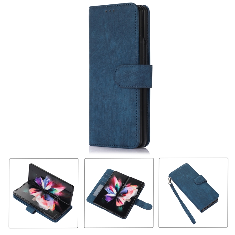 For Samsung Galaxy Z Fold3 5G Horizontal Flip Leather Phone Case with Pen Slot(Blue)
For Samsung Galaxy Z Fold3 5G Horizontal Flip Leather Phone Case with Pen Slot(Blue)