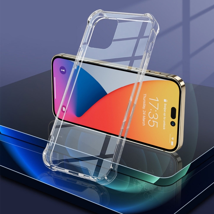 For iPhone 14 Pro Max Four Corner Airbag Shockproof TPU + Acrylic Phone Case (Transparent)
For iPhone 14 Pro Max Four Corner Airbag Shockproof TPU + Acrylic Phone Case (Transparent)