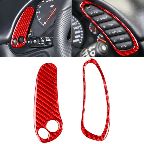 2 in 1 Car Carbon Fiber Sides Speedometer Sticker for Chevrolet Corvette C5 1998-2004(Red)
2 in 1 Car Carbon Fiber Sides Speedometer Sticker for Chevrolet Corvette C5 1998-2004(Red)
