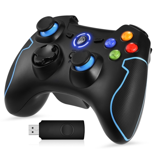 

EasySMX ESM-9013 2.4G Wireless Game Controller Gamepad for PC / PS3(Black Blue)