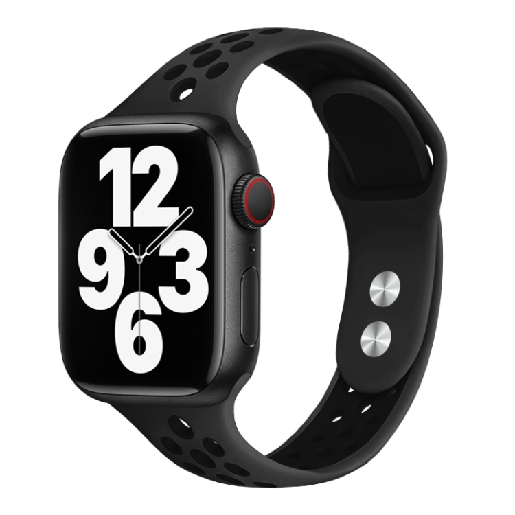 Double Nail Small Waist Watch Band For Apple Watch Series 8&7 41mm / SE 2&6&SE&5&4 40mm / 3&2&1 38mm(Dark Grey Black)
Double Nail Small Waist Watch Band For Apple Watch Series 8&7 41mm / SE 2&6&SE&5&4 40mm / 3&2&1 38mm(Dark Grey Black)