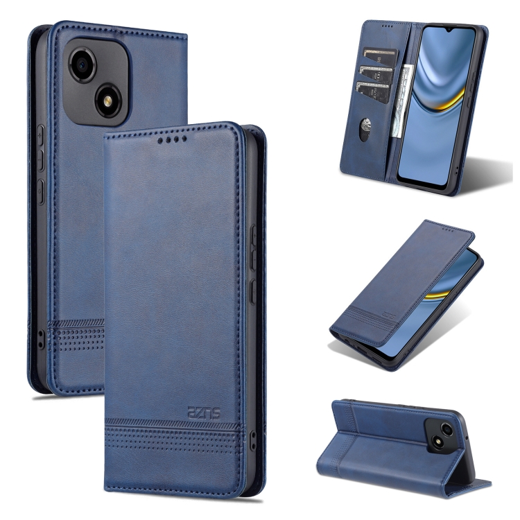 For Honor Play 30 AZNS Magnetic Calf Texture Flip Leather Phone Case(Dark Blue)
For Honor Play 30 AZNS Magnetic Calf Texture Flip Leather Phone Case(Dark Blue)