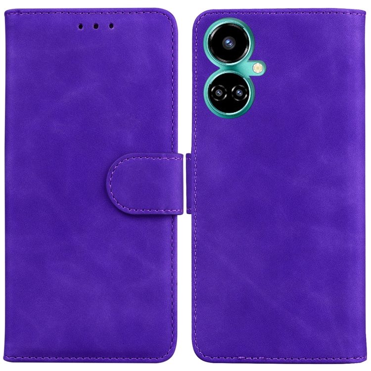 For Tecno Camon 19 Pro 5G Skin Feel Pure Color Flip Leather Phone Case(Purple)
For Tecno Camon 19 Pro 5G Skin Feel Pure Color Flip Leather Phone Case(Purple)