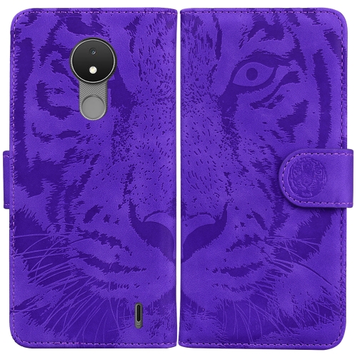 For Nokia C21 Tiger Embossing Pattern Horizontal Flip Leather Phone Case(Purple)
For Nokia C21 Tiger Embossing Pattern Horizontal Flip Leather Phone Case(Purple)