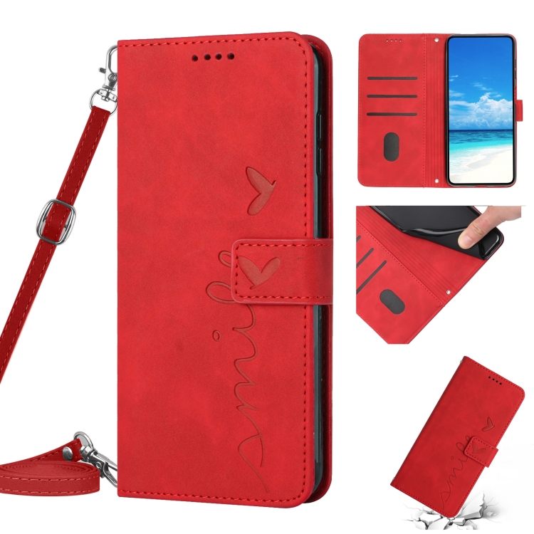 For Xiaomi Redmi Note 10 5G Skin Feel Heart Pattern Leather Phone Case with Lanyard(Red)
For Xiaomi Redmi Note 10 5G Skin Feel Heart Pattern Leather Phone Case with Lanyard(Red)
