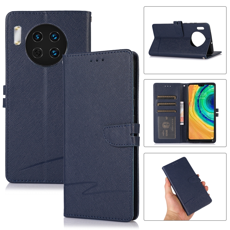 For Huawei Mate 30 Cross Texture Horizontal Flip Leather Phone Case(Dark Blue)
For Huawei Mate 30 Cross Texture Horizontal Flip Leather Phone Case(Dark Blue)