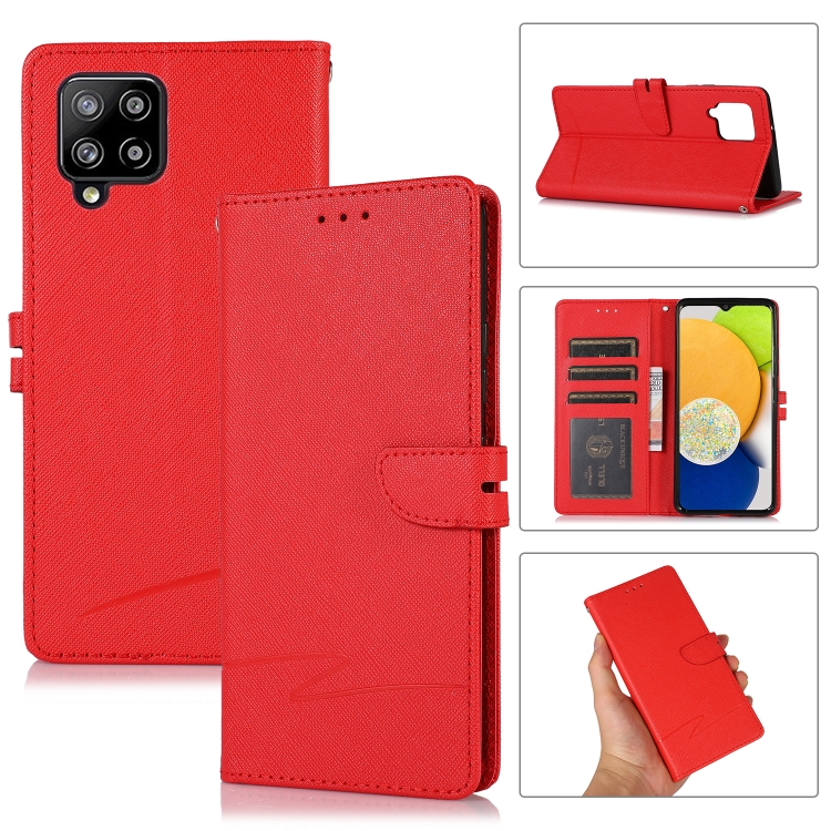 For Samsung Galaxy A42 5G Cross Texture Horizontal Flip Leather Phone Case(Red)
For Samsung Galaxy A42 5G Cross Texture Horizontal Flip Leather Phone Case(Red)