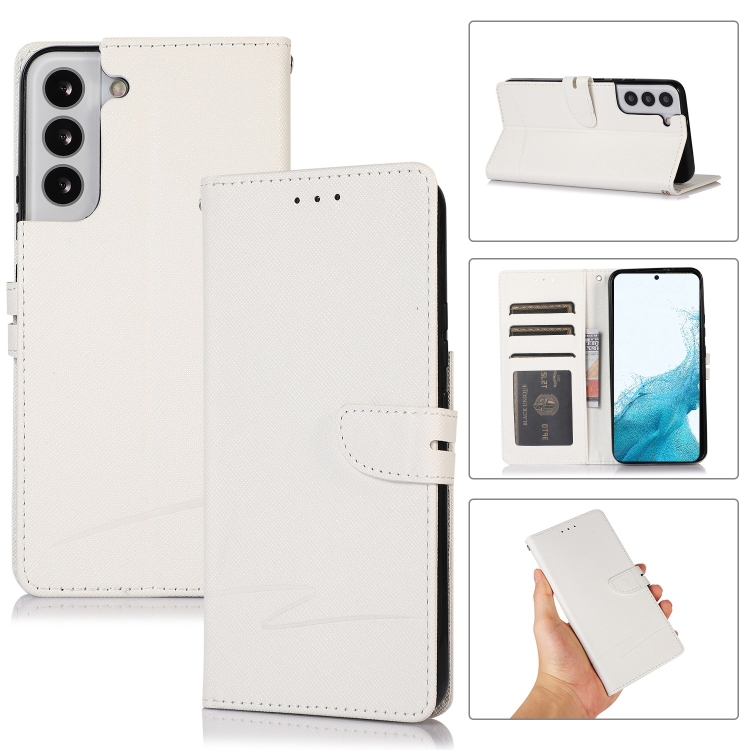 For Samsung Galaxy S22+ 5G Cross Texture Horizontal Flip Leather Phone Case(White)
For Samsung Galaxy S22+ 5G Cross Texture Horizontal Flip Leather Phone Case(White)