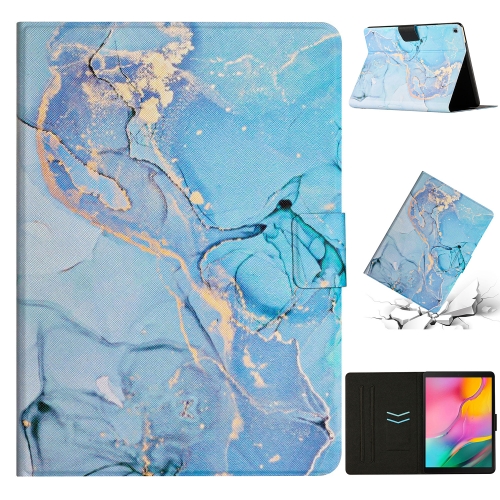 For Samsung Galaxy Tab A 10.1 2019 T510 Marble Pattern Leather Tablet Case(Blue)
For Samsung Galaxy Tab A 10.1 2019 T510 Marble Pattern Leather Tablet Case(Blue)