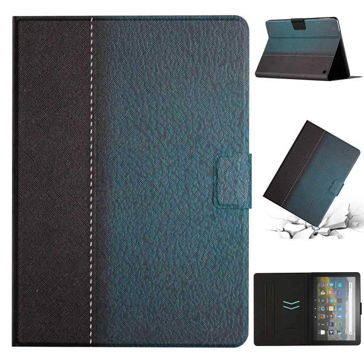 For Amazon Kindle Fire HD 10 2021 Stitching Solid Color Smart Leather Tablet Case(Green)
For Amazon Kindle Fire HD 10 2021 Stitching Solid Color Smart Leather Tablet Case(Green)
