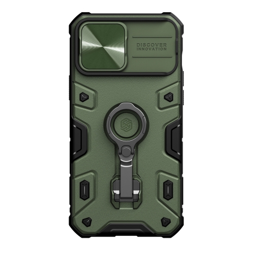 For iPhone 13 Pro Max NILLKIN CamShield Armor Pro Phone Case with Ring Holder (Green)
For iPhone 13 Pro Max NILLKIN CamShield Armor Pro Phone Case with Ring Holder (Green)