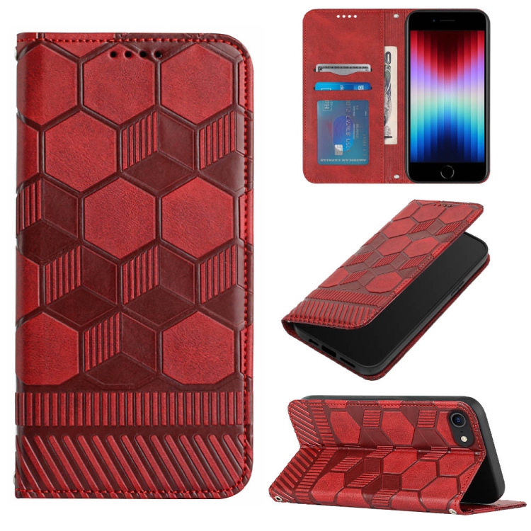 Football Texture Magnetic Leather Flip Phone Case For iPhone SE 2022 / SE 2020 / 8 / 7(Red)
Football Texture Magnetic Leather Flip Phone Case For iPhone SE 2022 / SE 2020 / 8 / 7(Red)