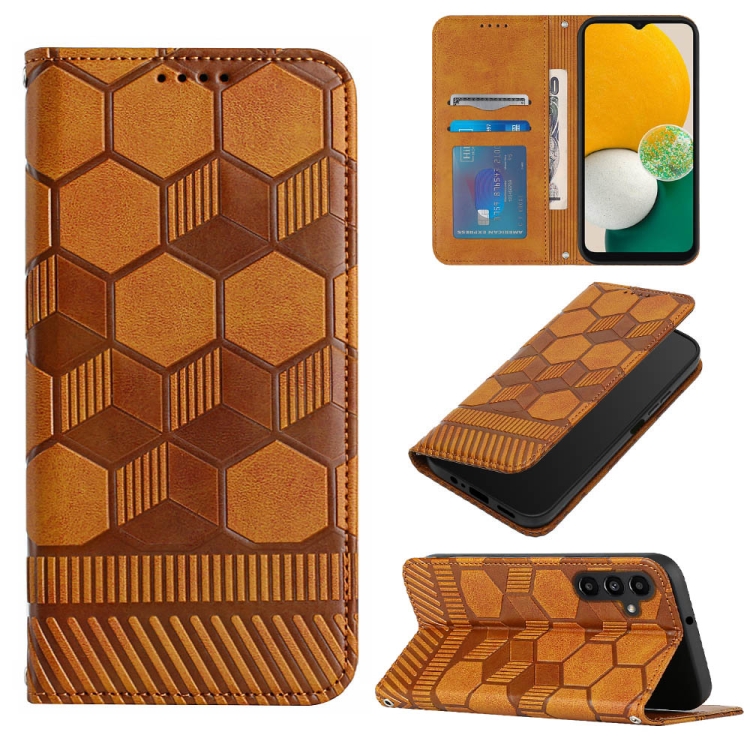 For Samsung Galaxy A13 5G Football Texture Magnetic Leather Flip Phone Case(Khaki)
For Samsung Galaxy A13 5G Football Texture Magnetic Leather Flip Phone Case(Khaki)
