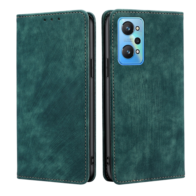 For Realme GT Neo2 5G RFID Anti-theft Brush Magnetic Leather Phone Case(Green)
For Realme GT Neo2 5G RFID Anti-theft Brush Magnetic Leather Phone Case(Green)