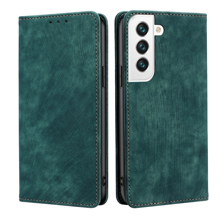 For Samsung Galaxy S21+ 5G RFID Anti-theft Brush Magnetic Leather Phone Case(Green)
For Samsung Galaxy S21+ 5G RFID Anti-theft Brush Magnetic Leather Phone Case(Green)