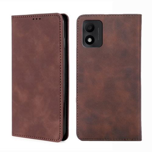 For TCL 303 Skin Feel Magnetic Horizontal Flip Leather Phone Case(Dark Brown)
For TCL 303 Skin Feel Magnetic Horizontal Flip Leather Phone Case(Dark Brown)