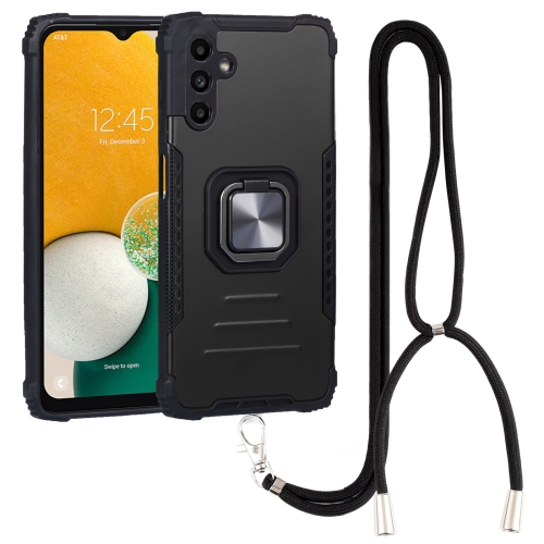 For Samsung Galaxy A13 5G Lanyard Aluminum and TPU Phone Case(Black)
For Samsung Galaxy A13 5G Lanyard Aluminum and TPU Phone Case(Black)