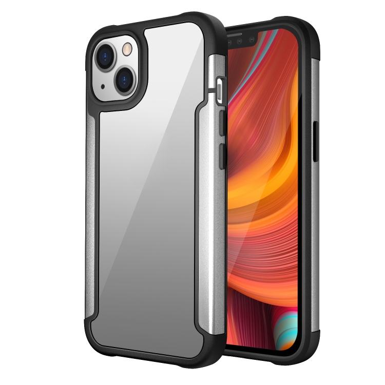 Iron Man Series Metal PC + TPU Protective Phone Case For iPhone 14 Max(Silver)
Iron Man Series Metal PC + TPU Protective Phone Case For iPhone 14 Max(Silver)