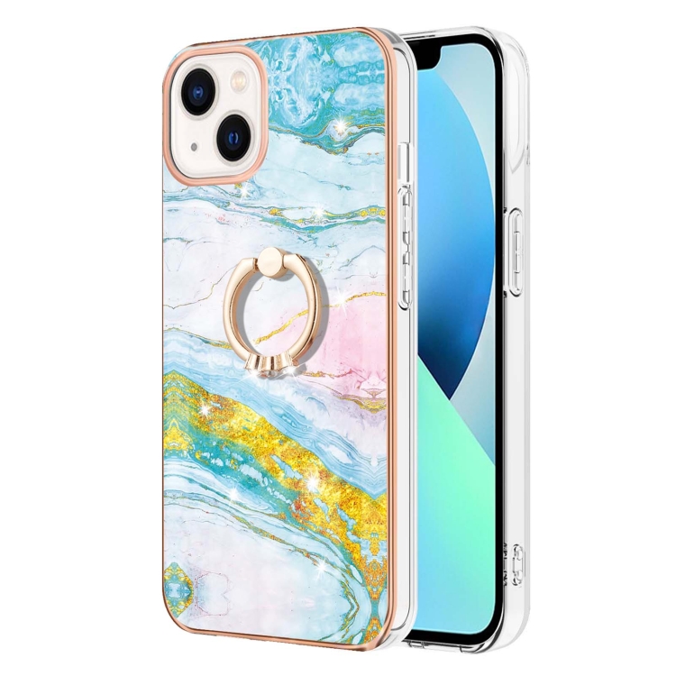 Electroplating Marble Pattern IMD TPU Shockproof Case with Ring Holder For iPhone 14 Max(Green 004)
Electroplating Marble Pattern IMD TPU Shockproof Case with Ring Holder For iPhone 14 Max(Green 004)
