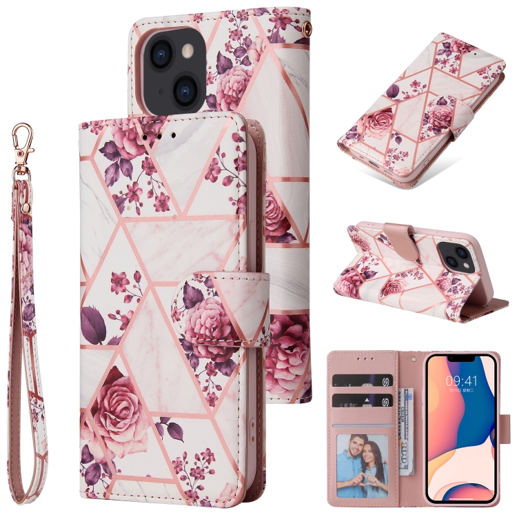 For iPhone 14 Marble Bronzing Stitching Horizontal Flip PU Leather Case (Rose Gold)
For iPhone 14 Marble Bronzing Stitching Horizontal Flip PU Leather Case (Rose Gold)