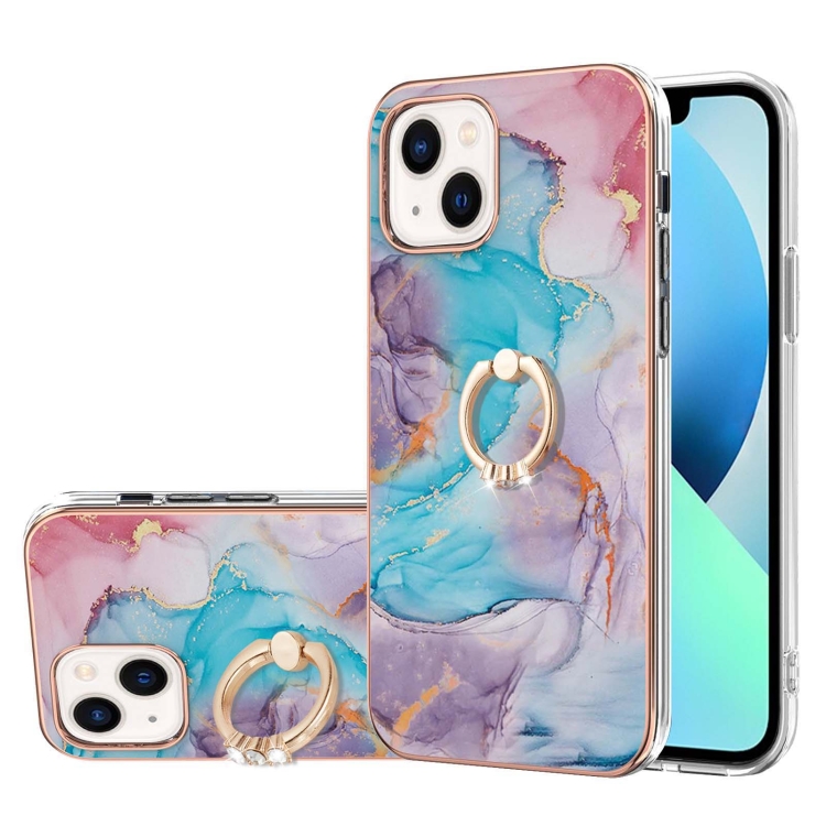 Electroplating Pattern IMD TPU Shockproof Case with Rhinestone Ring Holder For iPhone 14(Milky Way Blue Marble)
Electroplating Pattern IMD TPU Shockproof Case with Rhinestone Ring Holder For iPhone 14(Milky Way Blue Marble)