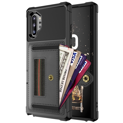 For Samsung Galaxy Note10+ ZM06 Card Bag TPU + Leather Phone Case(Black)
For Samsung Galaxy Note10+ ZM06 Card Bag TPU + Leather Phone Case(Black)