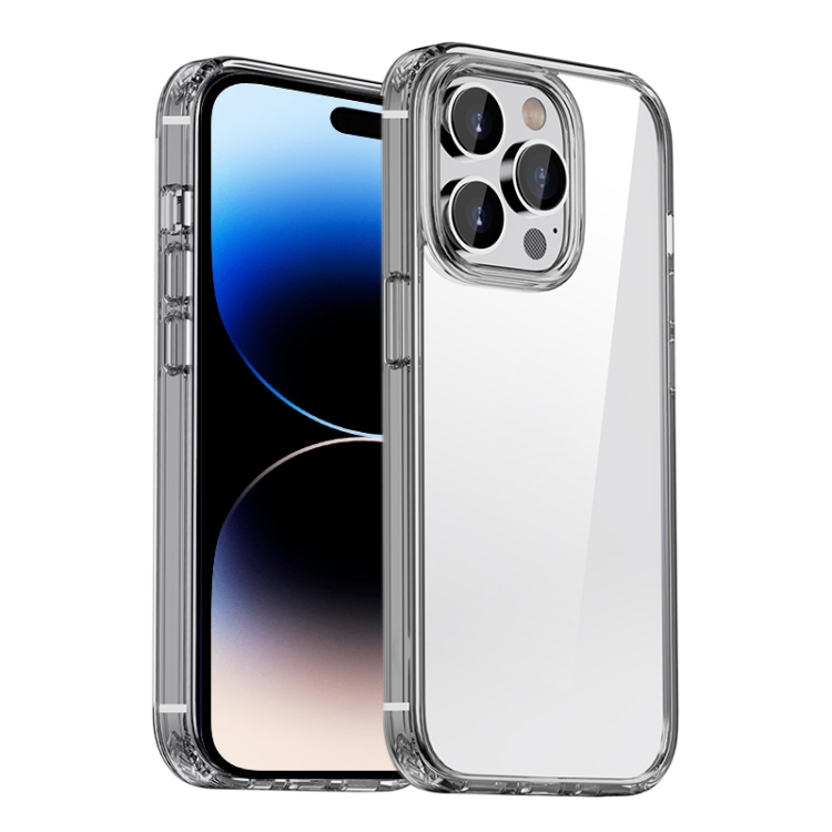 For iPhone 14 Pro iPAKY Shockproof PC + TPU Protective Phone Case(Transparent Black)
For iPhone 14 Pro iPAKY Shockproof PC + TPU Protective Phone Case(Transparent Black)