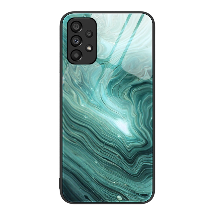 For Samsung Galaxy A53 Marble Pattern Glass Protective Phone Case(Water Waves)
For Samsung Galaxy A53 Marble Pattern Glass Protective Phone Case(Water Waves)