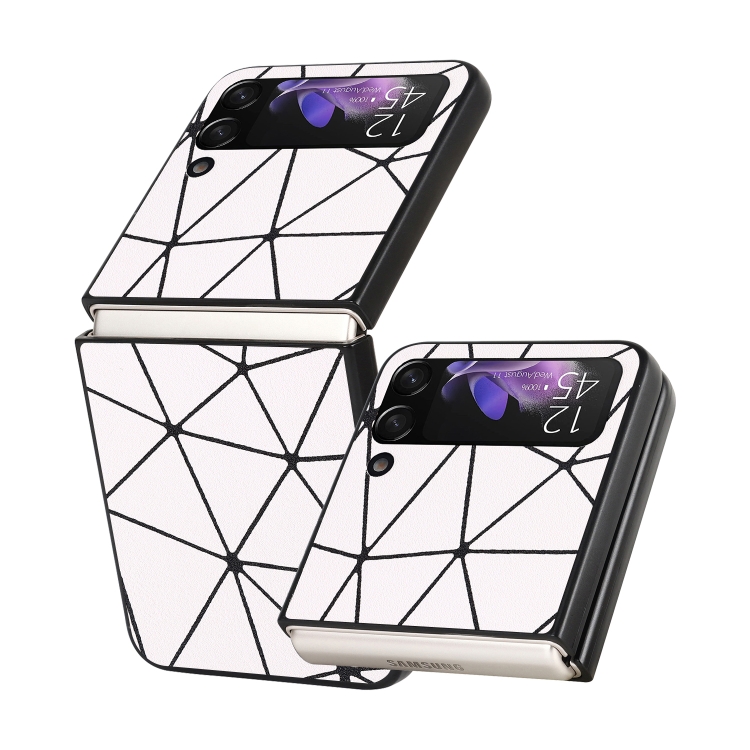 For Samsung Galaxy Z Flip3 5G Leather Shockproof Protective Phone Case(White Spider Net Texture)
For Samsung Galaxy Z Flip3 5G Leather Shockproof Protective Phone Case(White Spider Net Texture)