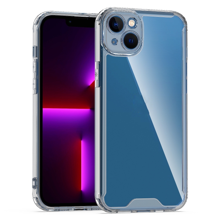 Acrylic + TPU Clear Protective Phone Case For iPhone 14 Max(Transparent Black)
Acrylic + TPU Clear Protective Phone Case For iPhone 14 Max(Transparent Black)