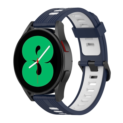 For Samsung Galaxy Watch 5 40mm 20mm Two-color Stripe Silicone Watch Band(Midnight Blue+White)
For Samsung Galaxy Watch 5 40mm 20mm Two-color Stripe Silicone Watch Band(Midnight Blue+White)