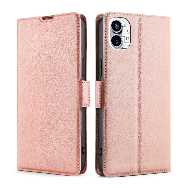 For Nothing Phone 1 Ultra-thin Voltage Side Buckle Leather Phone Case(Rose Gold)
For Nothing Phone 1 Ultra-thin Voltage Side Buckle Leather Phone Case(Rose Gold)