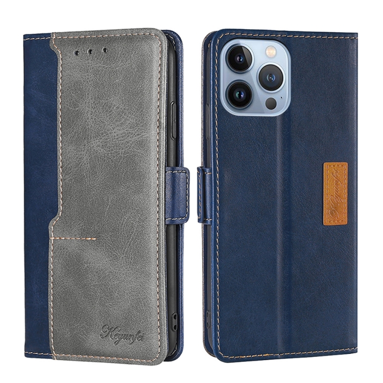 Contrast Color Side Buckle Leather Phone Case For iPhone 14 Pro Max(Blue + Grey)
Contrast Color Side Buckle Leather Phone Case For iPhone 14 Pro Max(Blue + Grey)