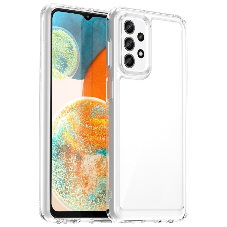 For Samsung Galaxy A23 5G Colorful Series Acrylic + TPU Phone Case(Transparent)
For Samsung Galaxy A23 5G Colorful Series Acrylic + TPU Phone Case(Transparent)