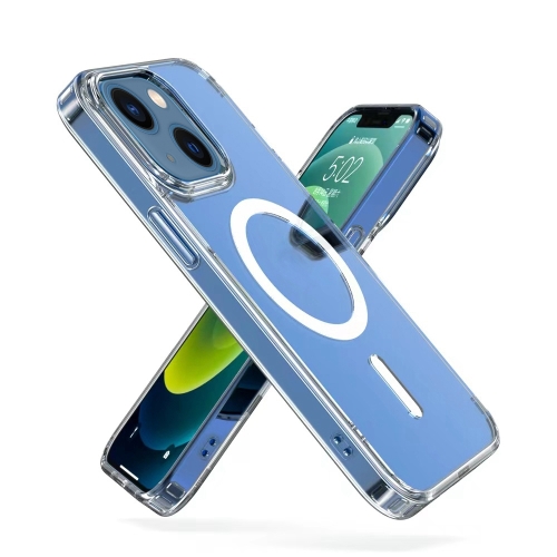 For iPhone 14 Plus Mutural Jingtou Series MagSafe Magnetic Phone Case (Clear)
For iPhone 14 Plus Mutural Jingtou Series MagSafe Magnetic Phone Case (Clear)