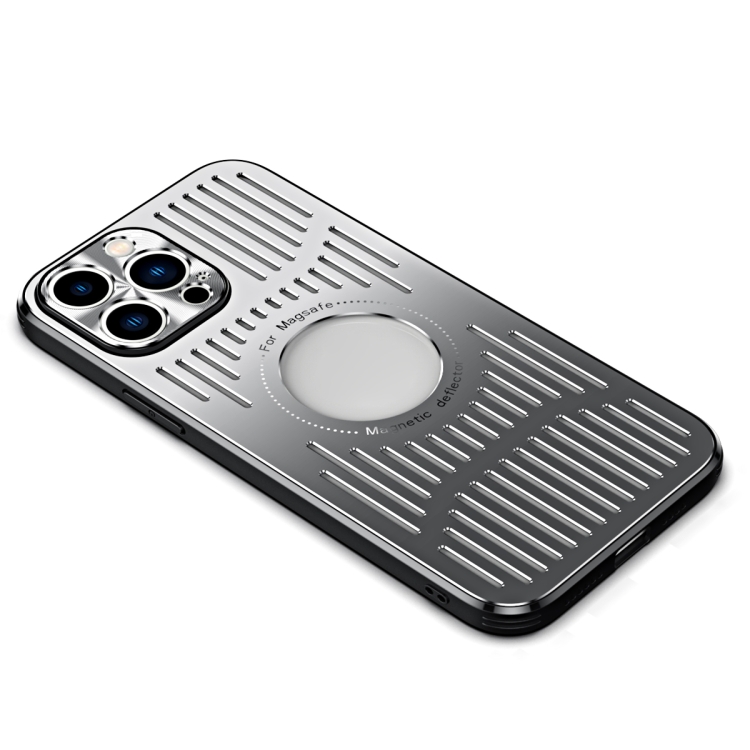 Aluminum Alloy Magsafe Magnetic Cooling Phone Case For iPhone 12 Pro Max(Silver)
Aluminum Alloy Magsafe Magnetic Cooling Phone Case For iPhone 12 Pro Max(Silver)