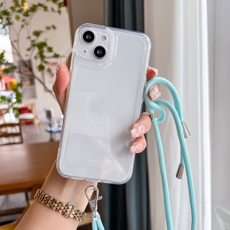 Space Fine Hole Transparent TPU Protective Case with Lanyard For iPhone 14 Pro Max(Sky Blue)
Space Fine Hole Transparent TPU Protective Case with Lanyard For iPhone 14 Pro Max(Sky Blue)