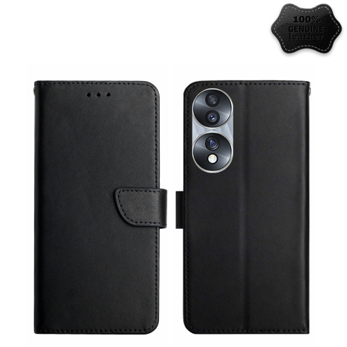 For Honor 70 Genuine Leather Fingerprint-proof Horizontal Flip Phone Case(Black)
For Honor 70 Genuine Leather Fingerprint-proof Horizontal Flip Phone Case(Black)