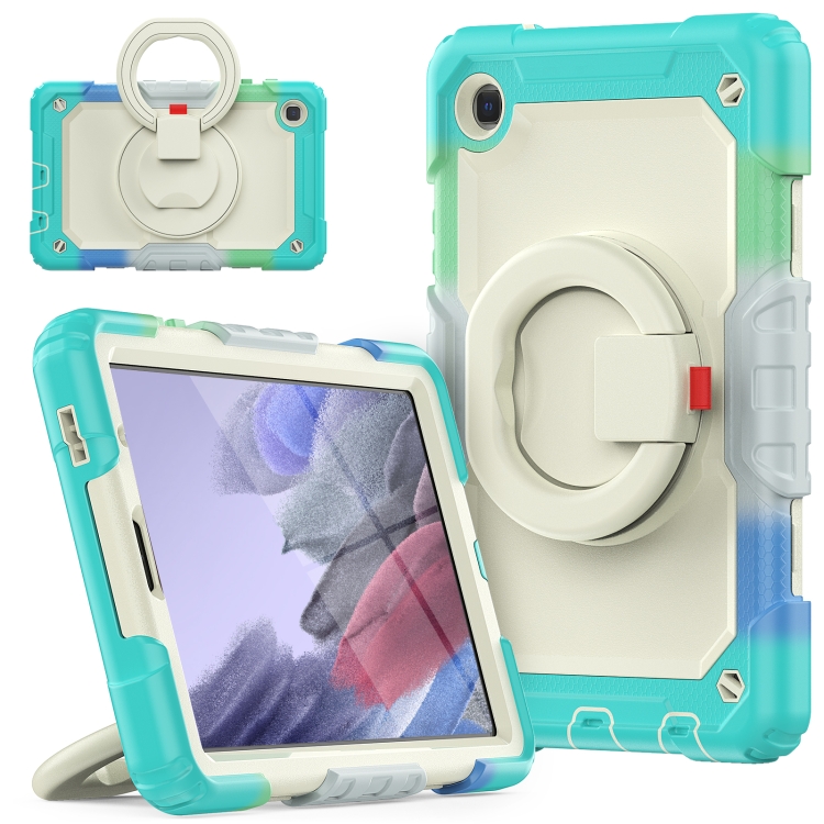 For Samsung Galaxy Tab A7 Lite Bracelet Holder Silicone + PC Tablet Case(Colorful Blue)
For Samsung Galaxy Tab A7 Lite Bracelet Holder Silicone + PC Tablet Case(Colorful Blue)