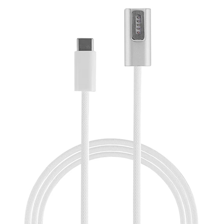 100W 5 Pin MagSafe 2 (T-shaped) to USB-C / Type-C PD Charging Cable, Cable Length: 1.8m
100W 5 Pin MagSafe 2 (T-shaped) to USB-C / Type-C PD Charging Cable, Cable Length: 1.8m