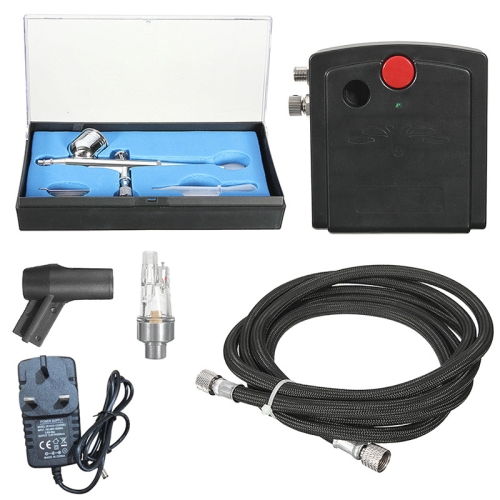 Dual-Action Airbrush Spray Gun for Painting Nail Art Car Tatoo, Plug Type:UK Plug
Dual-Action Airbrush Spray Gun for Painting Nail Art Car Tatoo, Plug Type:UK Plug