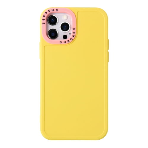 For iPhone 12 Pro Max Color Contrast Lens Frame TPU Phone Case(Yellow+Light Pink)
For iPhone 12 Pro Max Color Contrast Lens Frame TPU Phone Case(Yellow+Light Pink)